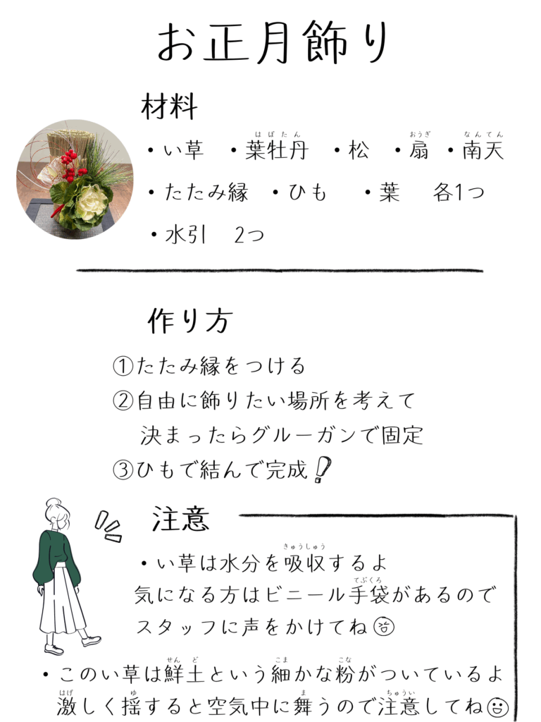 お正月飾りの作り方